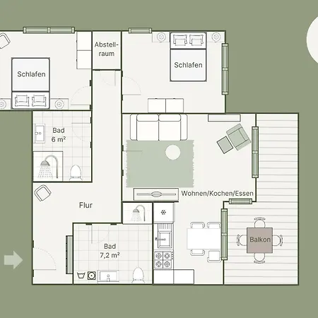 아파트 C9 Mit Ueberdachtem Balkon & Nutzung Der Wellness- & Aktivbereiche Im 